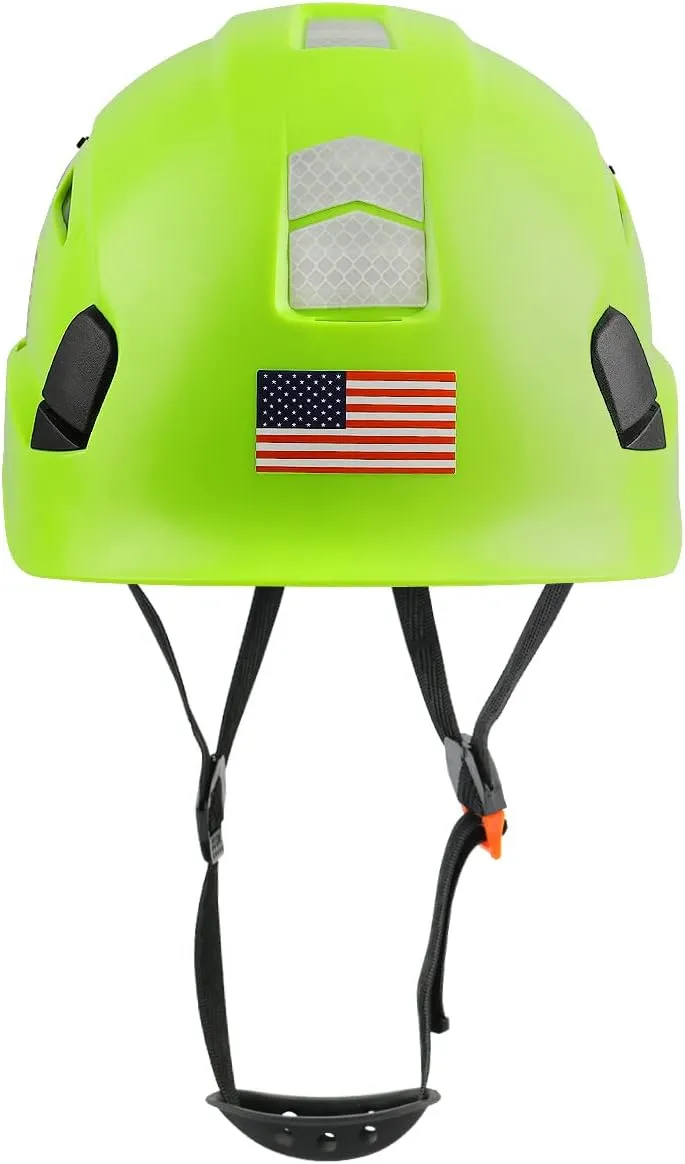 GREEN DEVIL Safety Helmet Hard Hat Adjustable Lightweight Vented ABS Work Helmet 6-Point Suspension ANSI Z89.1 Approved Ideal for Industrial & Construction