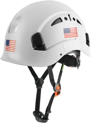GREEN DEVIL Safety Helmet Hard Hat Adjustable Lightweight Vented ABS Work Helmet 6-Point Suspension ANSI Z89.1 Approved Ideal for Industrial & Construction