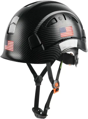 GREEN DEVIL Safety Helmet Hard Hat Adjustable Lightweight Vented ABS Work Helmet 6-Point Suspension ANSI Z89.1 Approved Ideal for Industrial & Construction