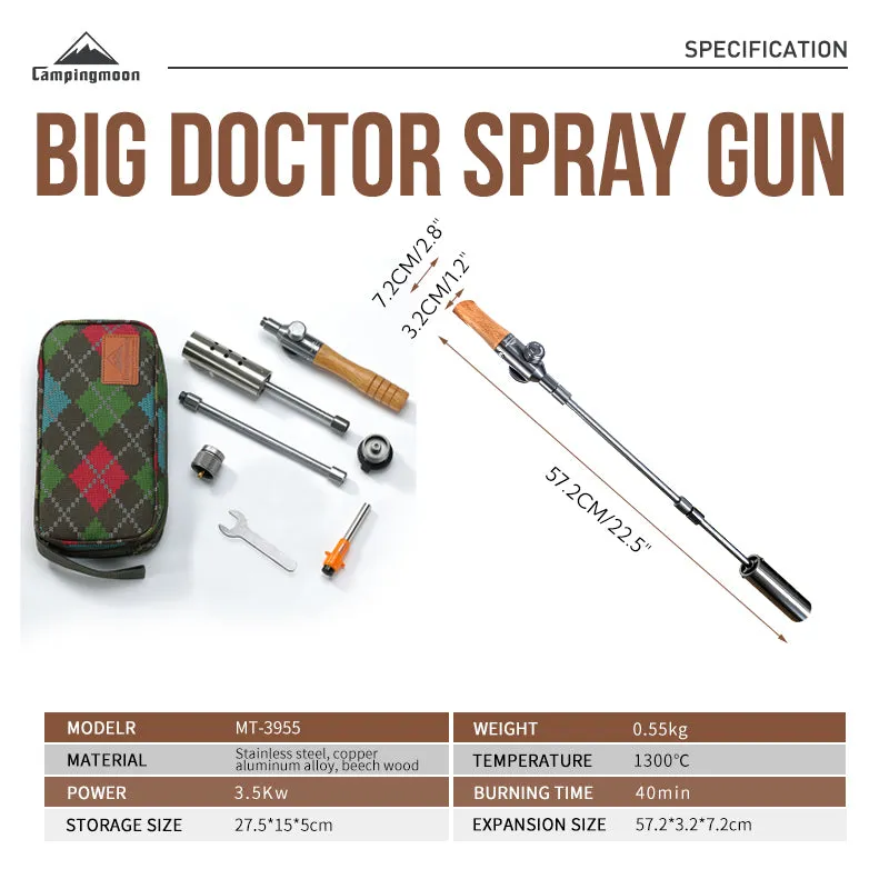 Grill Campingmoon Courteous Quick delivery Fuel Dual Torch