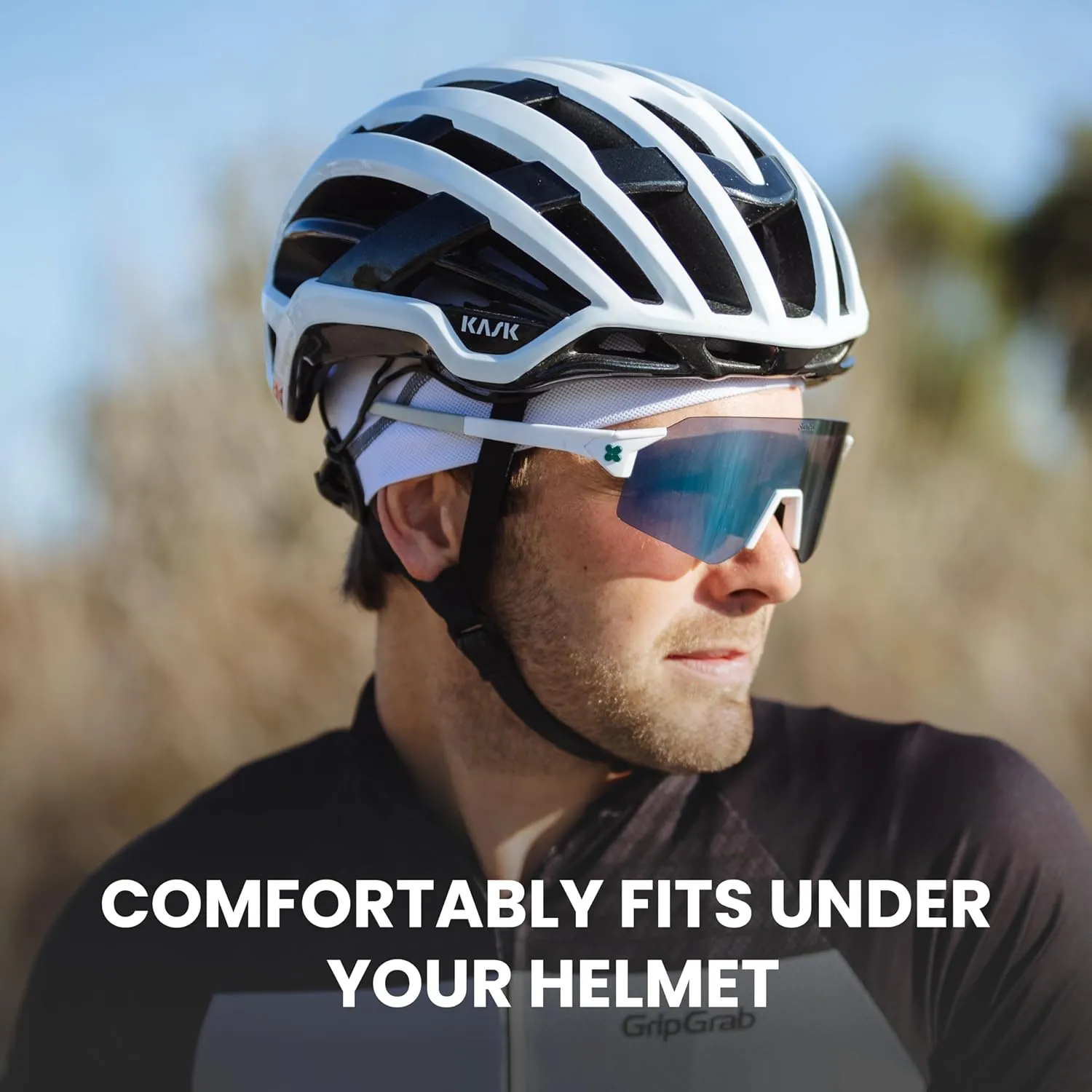 GripGrab UPF 50  Lightweight Summer Cycling Skull Cap Under Helmet Bike Helmet Sweat Liner Lightweight Bug Protection UPF Cap