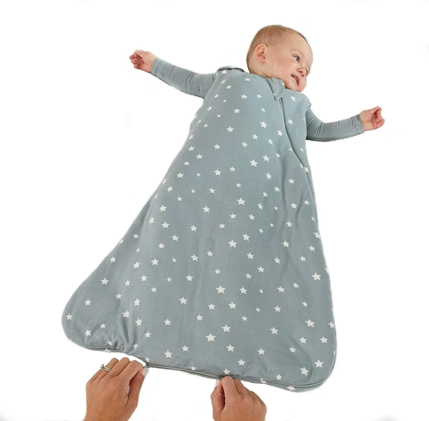 GUNAMUNA Unisex Baby, Toddler Wearable Sleeping Bag Bamboo Rayon, Premium Duvet Sleep Sack, 0.5 TOG