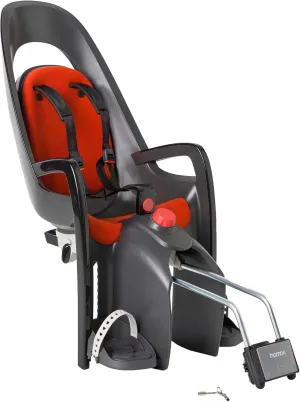 Hamax Caress Rear Child Bike Seat - Frame Mount, Ultra-Shock Absorbing, Adjustable to Fit Kids (Baby-Toddler) 9 mo-48.5lb.