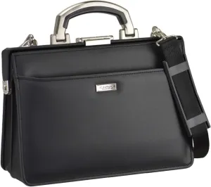 Hamilton 22341 J.C Mini Dulles Bag with Opening Frame, 11.8 x 8.3 x 4.3 inches (30 x 21 x 11 cm), Black