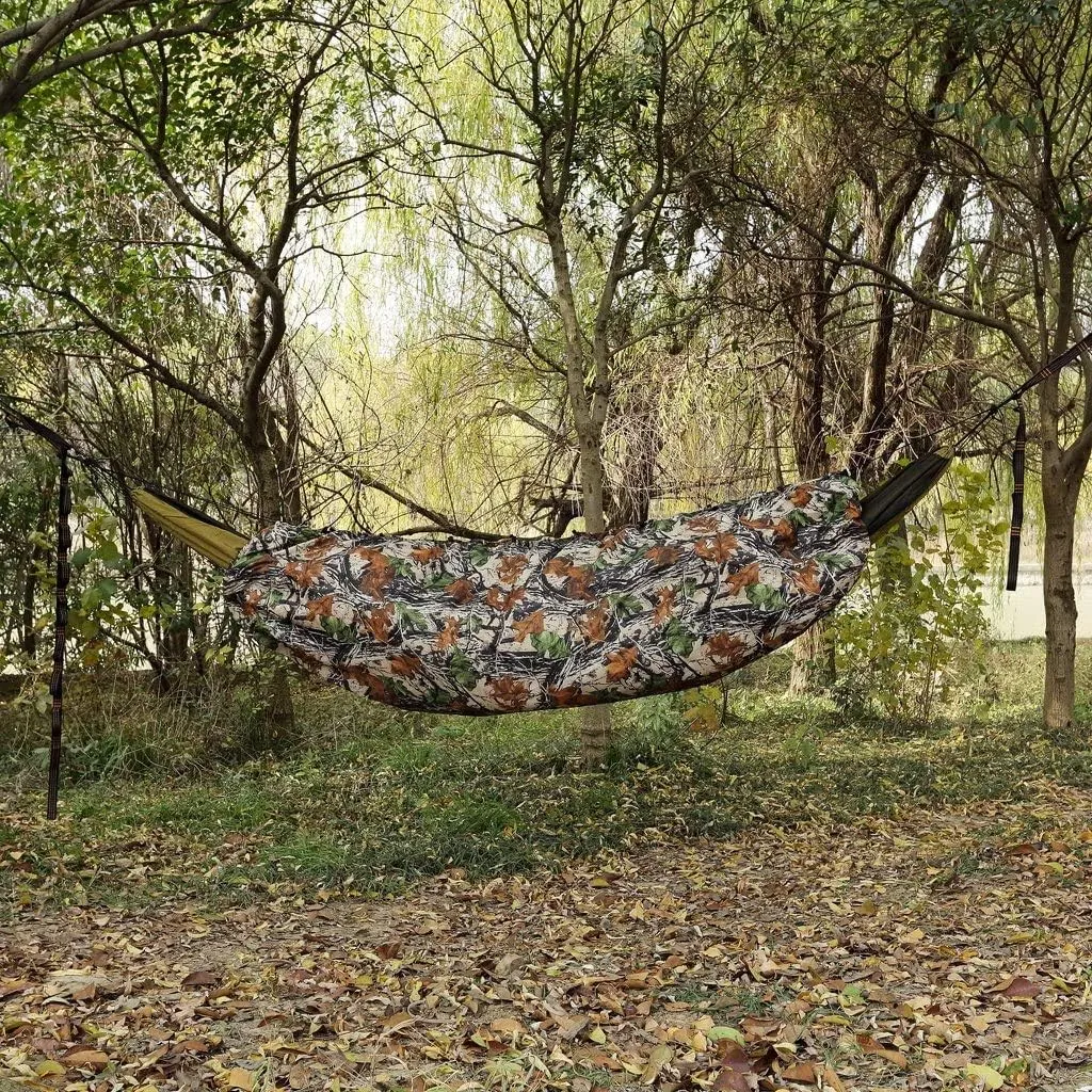 Hammock Underquilt Warm Under Blanket Sleeping Bag for Camping Backpacking (Camouflage)