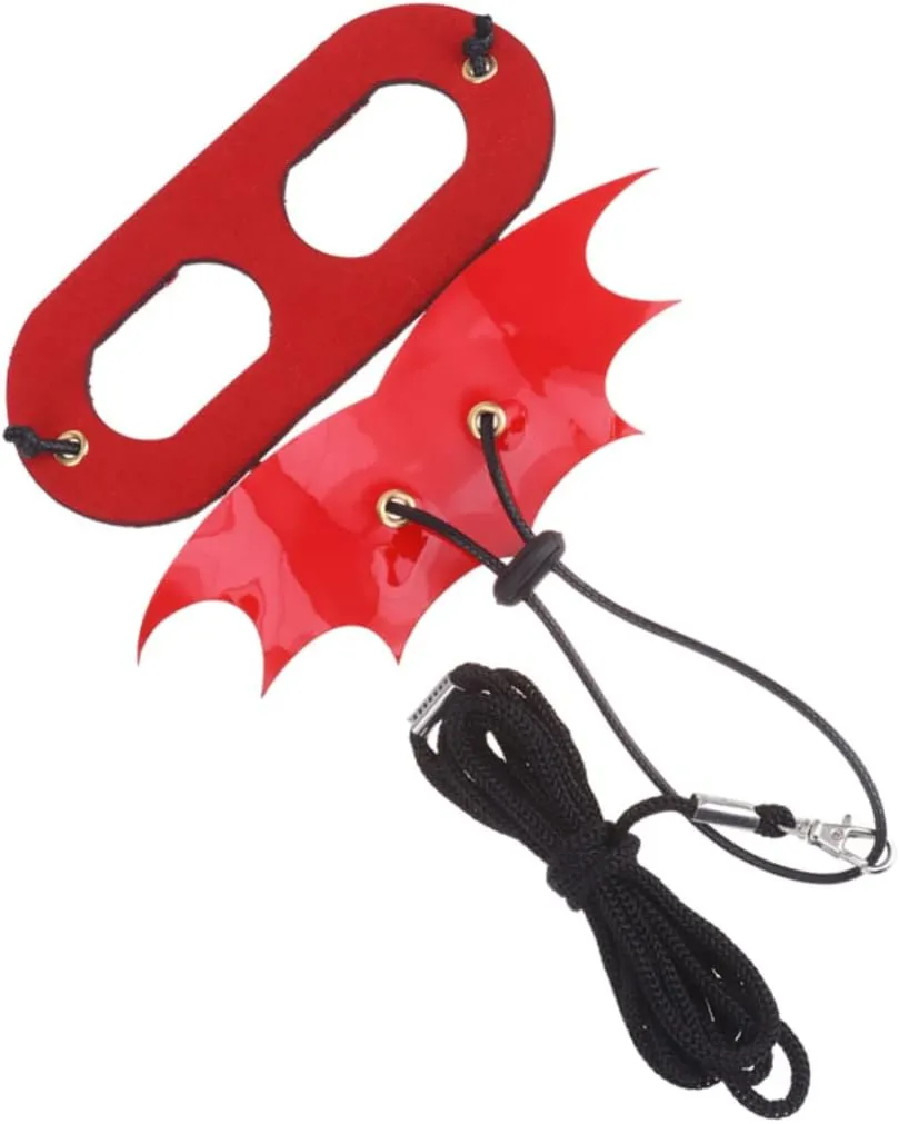 HANABASS Leopard Gecko Leash Reptile Harness for Lizards Pack Adjustable Reptile Lizard Harness Devil Wings Pet Hauling Cable s Size