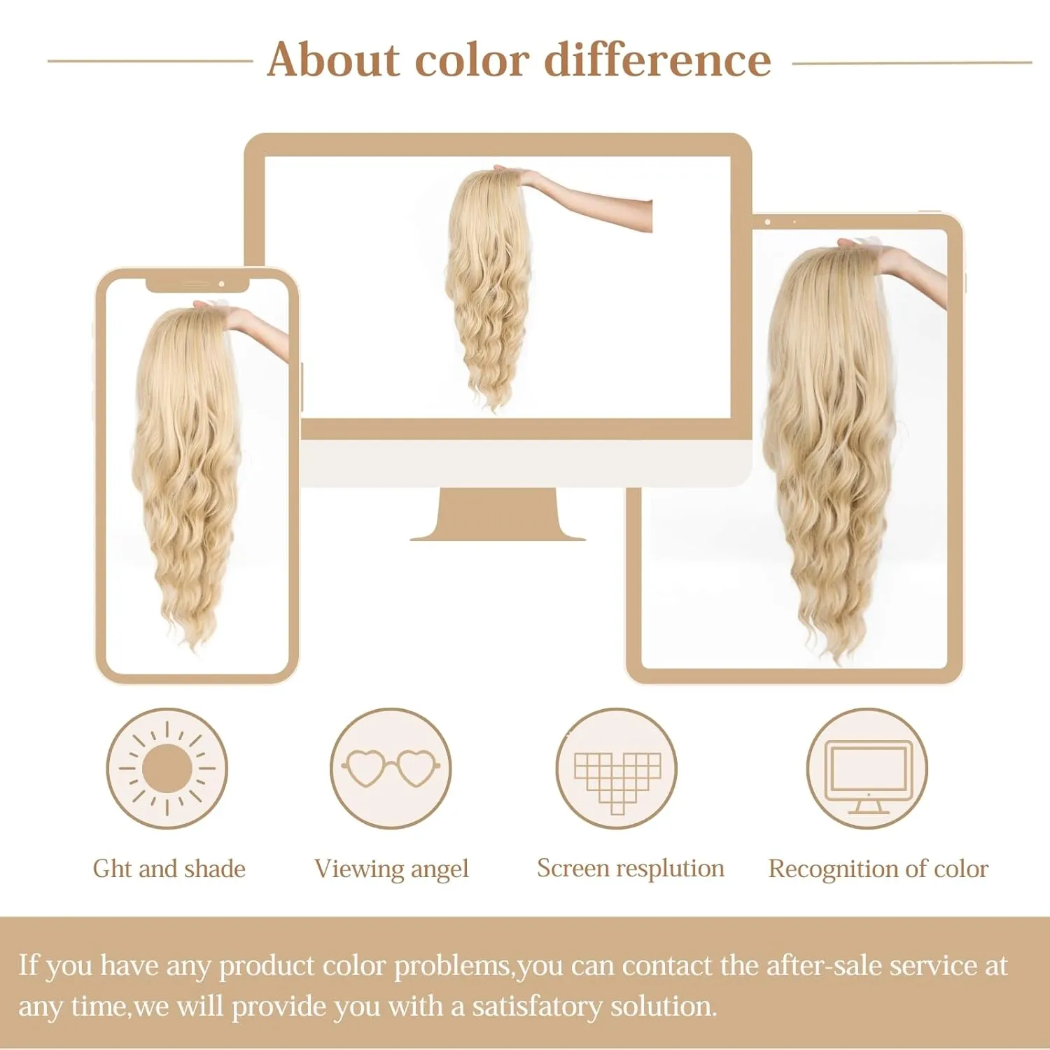 Haoland 613 Blonde Wigs for Women Lace Hairline Long Blonde Wigs, Middle Part Long Curly Wig Heat Resistant Synthetic Hair Looking Natural, Fiber Wig for Daily Party Use
