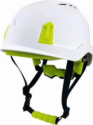 Hard Hat Safety Helmet Climbing Helmet Adjustable CE EN397 Hardhat ABS Lightweight Head Protection White Hardhat for Construction