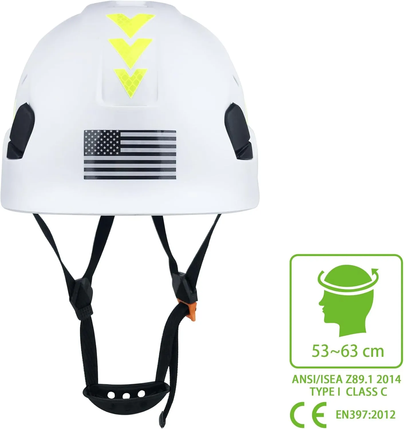 Hard Hat Safety Helmet Construction Industrial Head Protection ANSI Z89.1 CE EN397