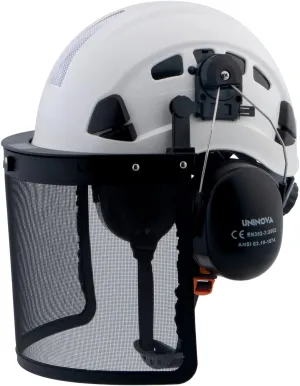 Hard Hats for Construction UNINOVA OSHA Safety Helmet 6 pt. Adjustable Suspension Cascos De Construccion