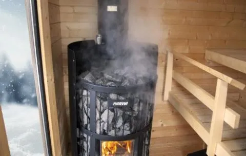 Harvia | Legend 240 GreenFlame 15.9kW Sauna Wood Burning Heater