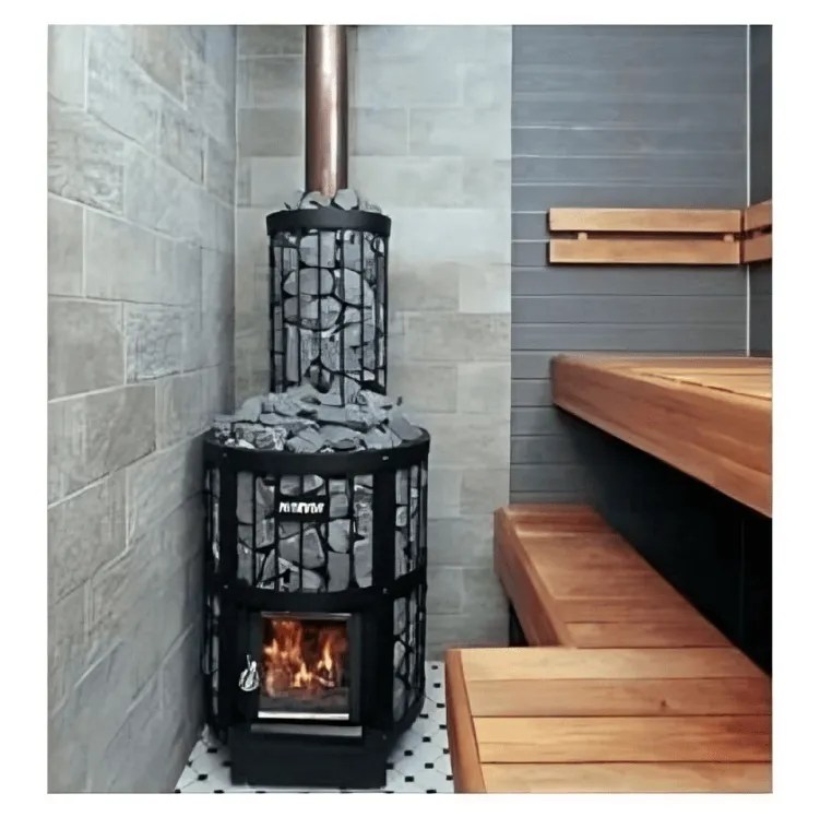 Harvia Legend 240 SL 21kW Wood Burning Sauna Stove w/ Fire Chamber Extension