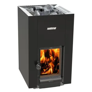 Harvia Linear 22 Greenflame Wood-Burning Sauna Stove