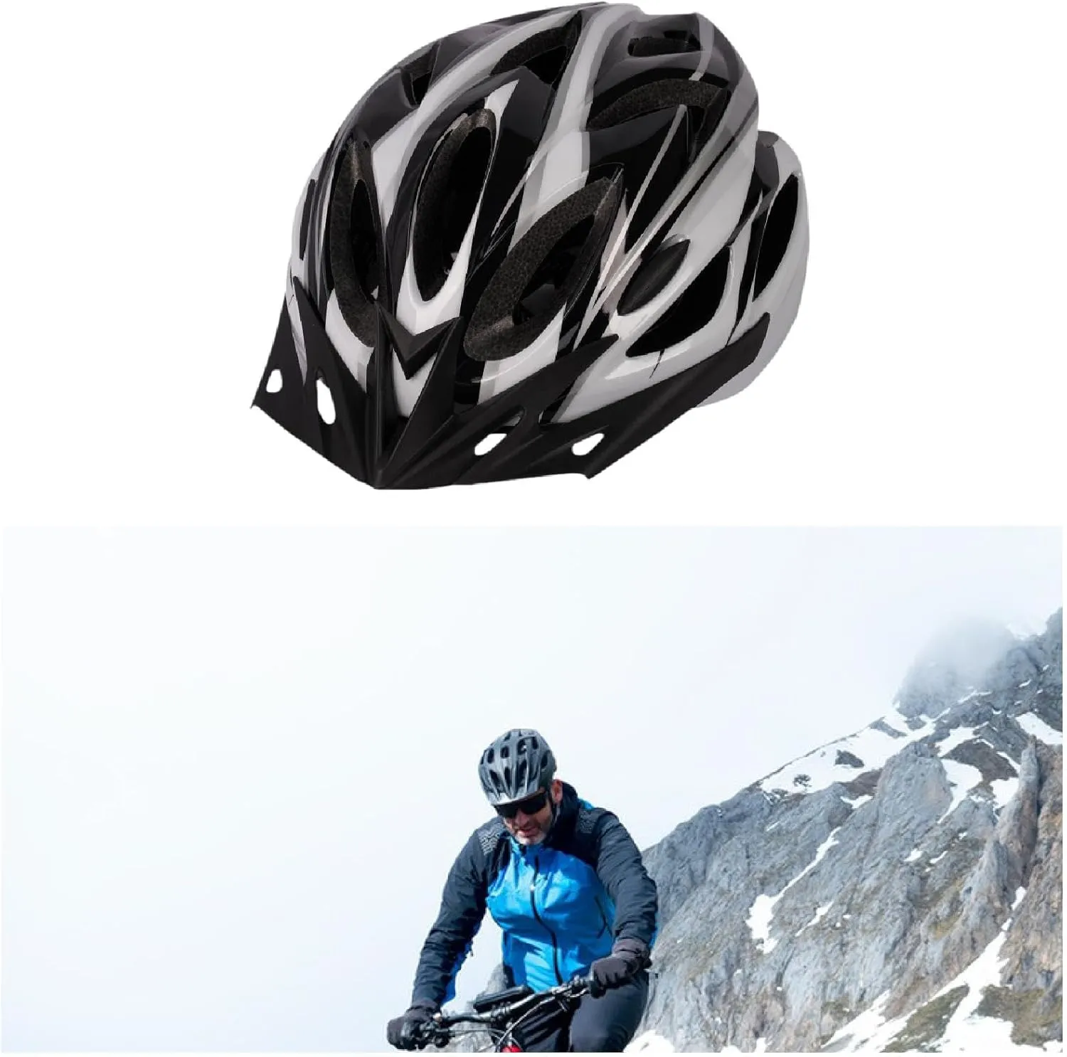 Head Protection Gear for Cyclists Bike Helmet for Outdoor Activities
