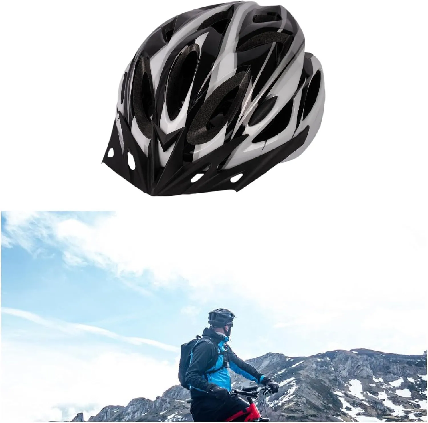 Head Protection Gear for Cyclists Bike Helmet for Outdoor Activities