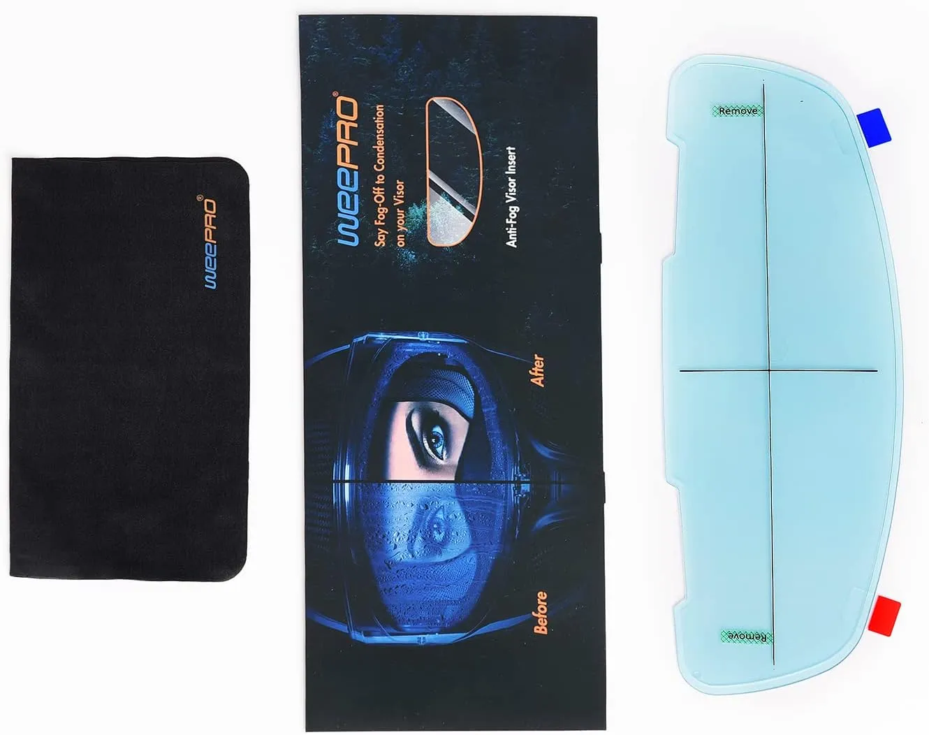 Helmet Face Shield Visor Film Anti-Fog Compatible with ARAI Helmet Visor Clear Anti-fog Protective Film Fog Free Helmet Shield for Cold and Rainy Days 3.7" x 11.5"