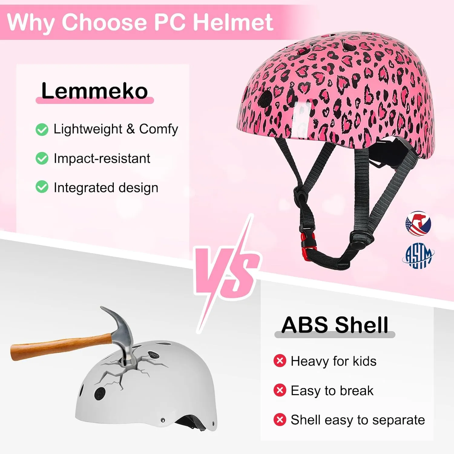 Helmet for Kids 8-14, Adjustable Kids Bike Helmet with DIY Cat Ears for Girls Youth for Skateboard Scooter Cycling Roller Skating