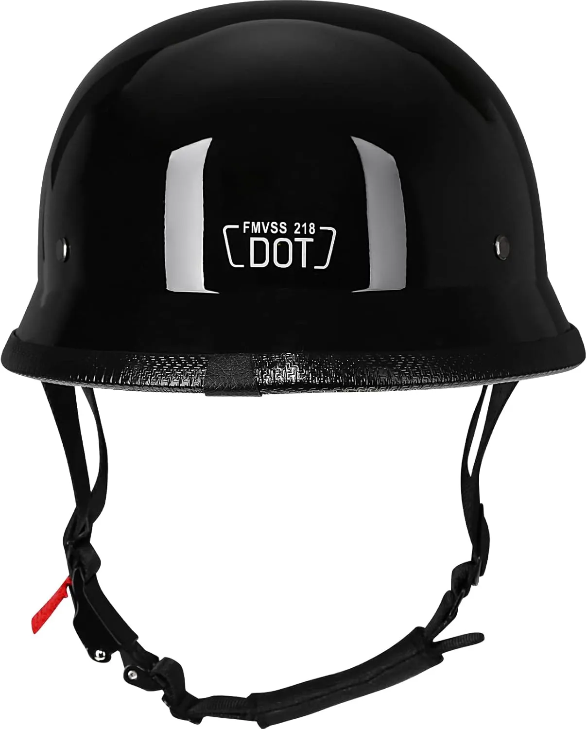 Helmet Half Shell German Motorcycle Helmet with Cycling Glasses - DOT Approved