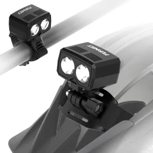 Helmet Light LED Bike Headlight Rechargeable Bike Helmet Light IP65 Waterproof 1000 Lumens 5 Lighting Modes Bicycle Helmet Light for Cycling Fit Most Helmets