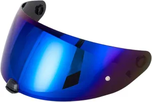 Helmet Visor Replacement Face Shield for HJC HJ-31 i70/i10 Anti-Fog Pinlock Ready Shield Visor Wind Shield Helmet Lens (Deep Blue)