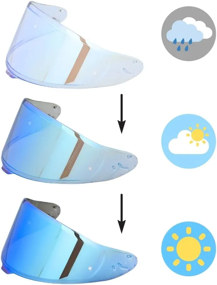 Helmet Visor Replacement for Z8/CWR-F2/NXR2/RF-1400 Shield Helmets Accessories Universal