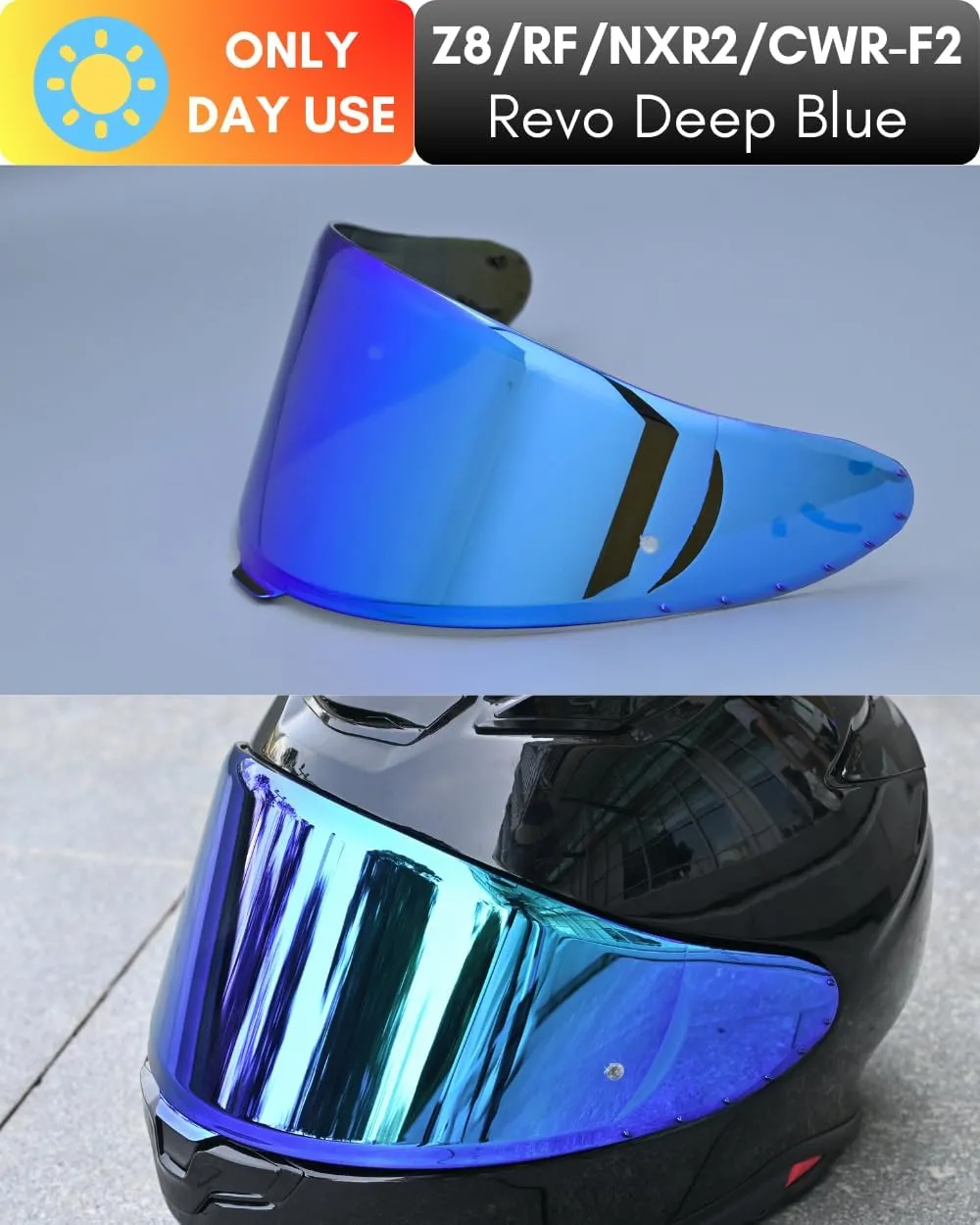 Helmet Visor Replacement for Z8/CWR-F2/NXR2/RF-1400 Shield Helmets Accessories Universal