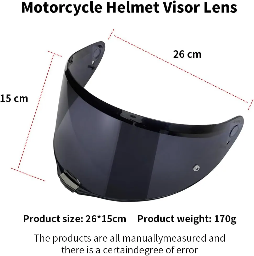 Helmet Visor Shield For VECTOR II For Citation II Full Face Motorcycle Helmet Accessories Replacement(Black)