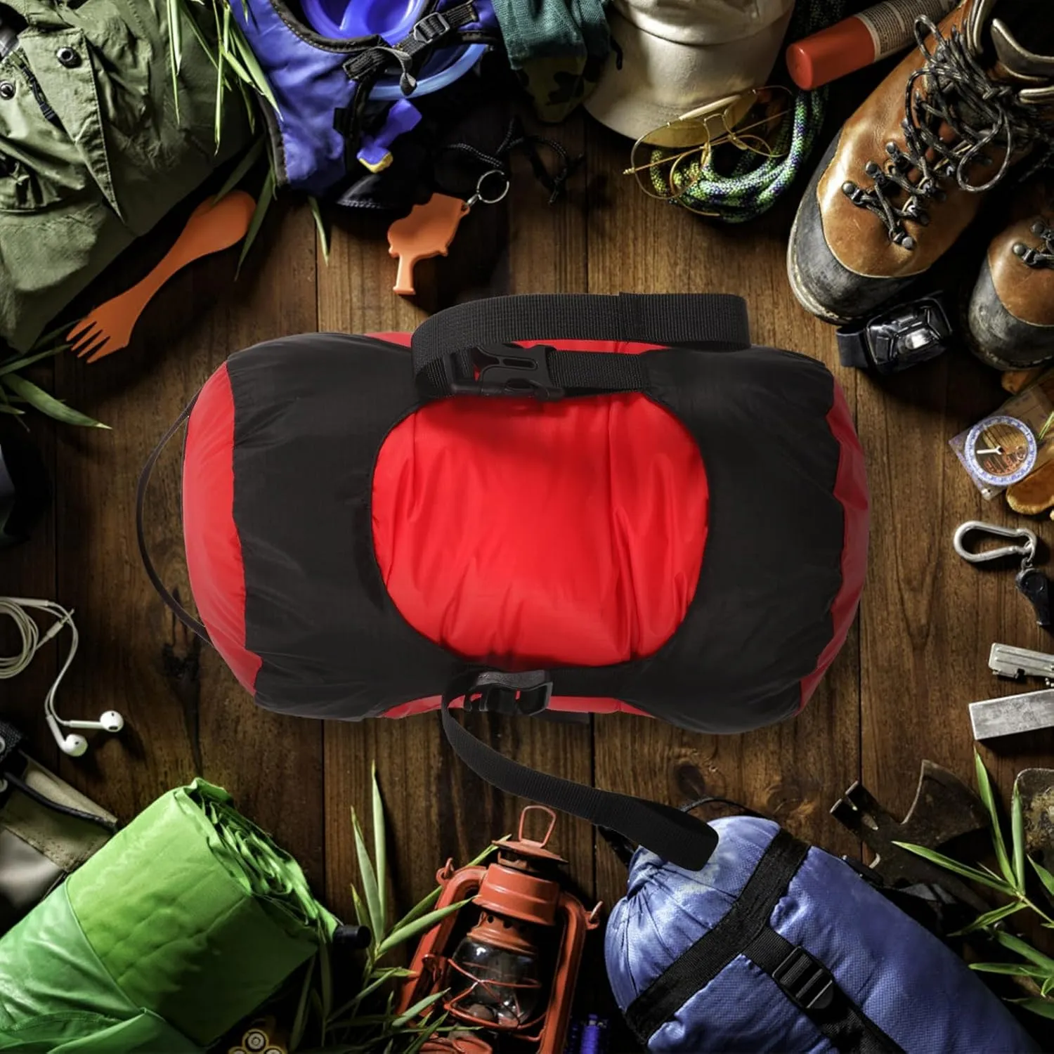 Hiking Compression Sack Duffle Bag for Travel Compression Bags for Travel Bag Organizer Large