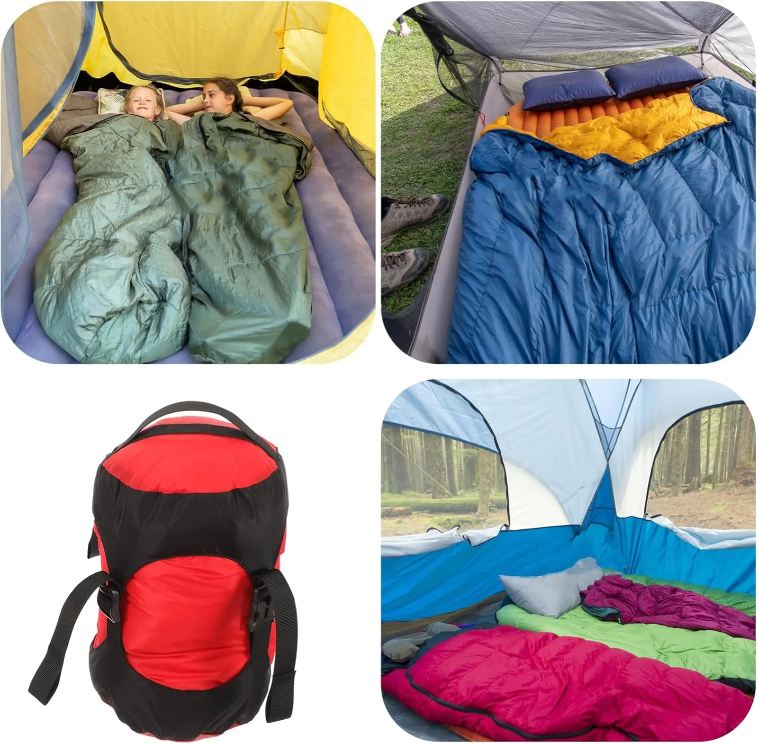 Hiking Compression Sack Duffle Bag for Travel Compression Bags for Travel Bag Organizer Large