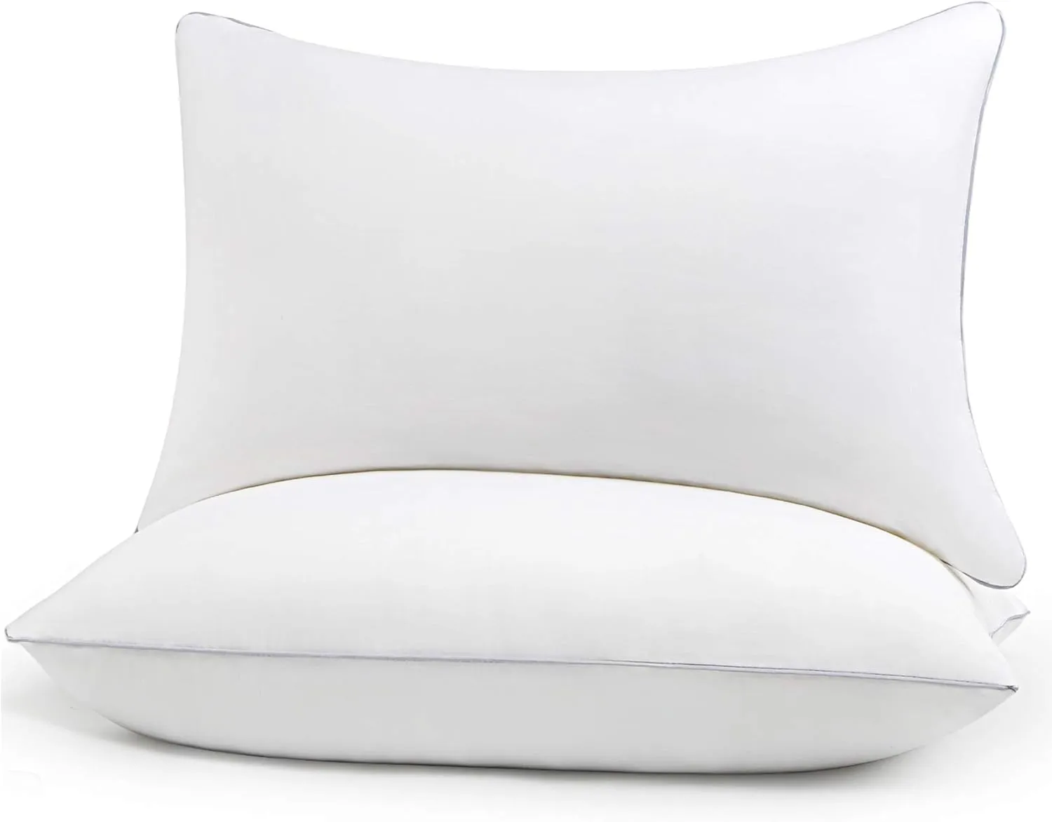 HIMOON Bed Pillows for Sleeping 2 Pack,Queen Size Cooling Pillows Set of 2,Top-end Microfiber Cover for Side Stomach Back Sleepers