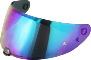 HJ-31 Visor Repalcement for HJ 31, Outer Face Helmet Shield Compatible with HJ-31/HJ- I10 /I70 Helmet Accessories (Rainbow)