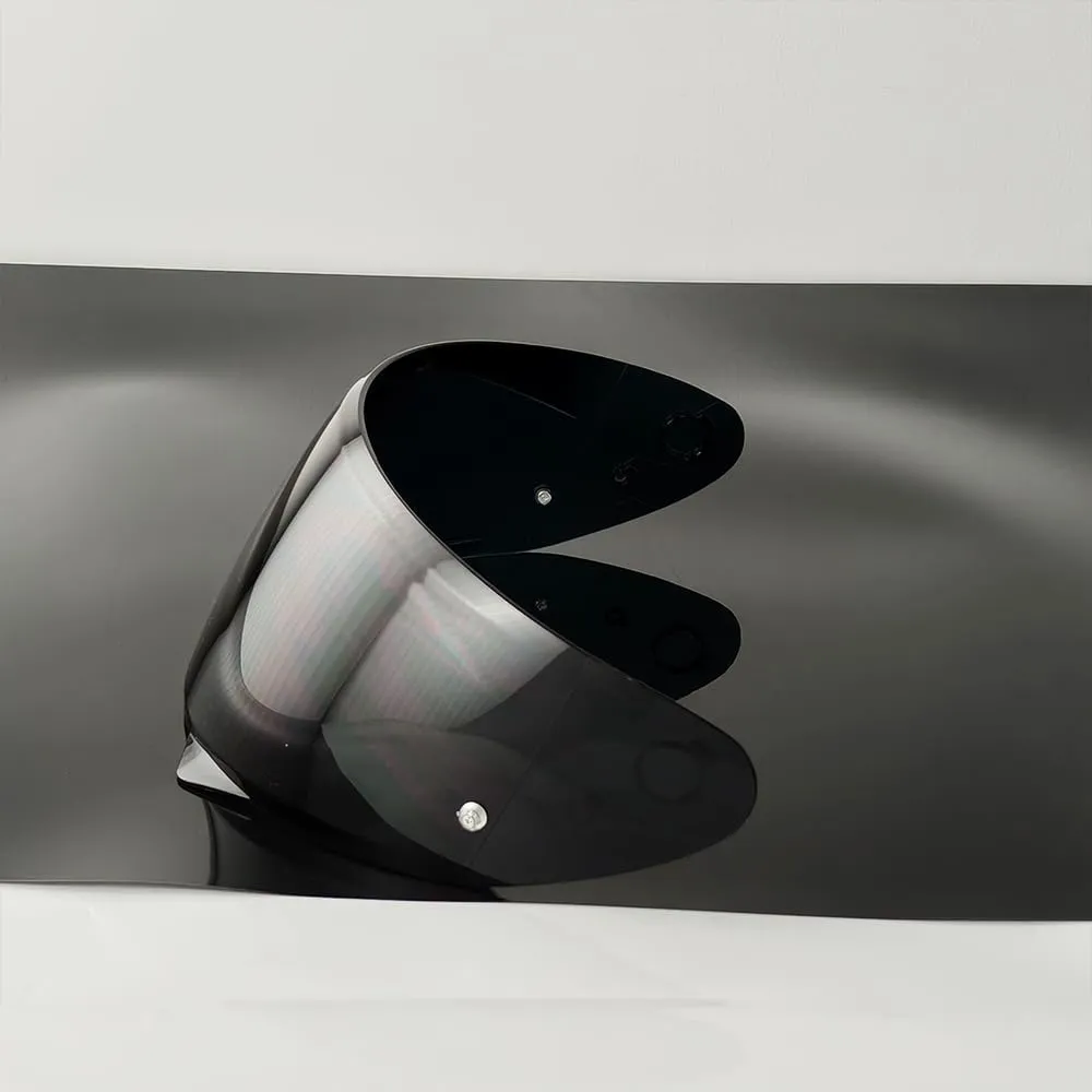 HJ-34P Helmet Visor Replacement for HJC C10.Motorcycle Helmet Shield UV Protection Compatible with HJC C10 (Deep Black)