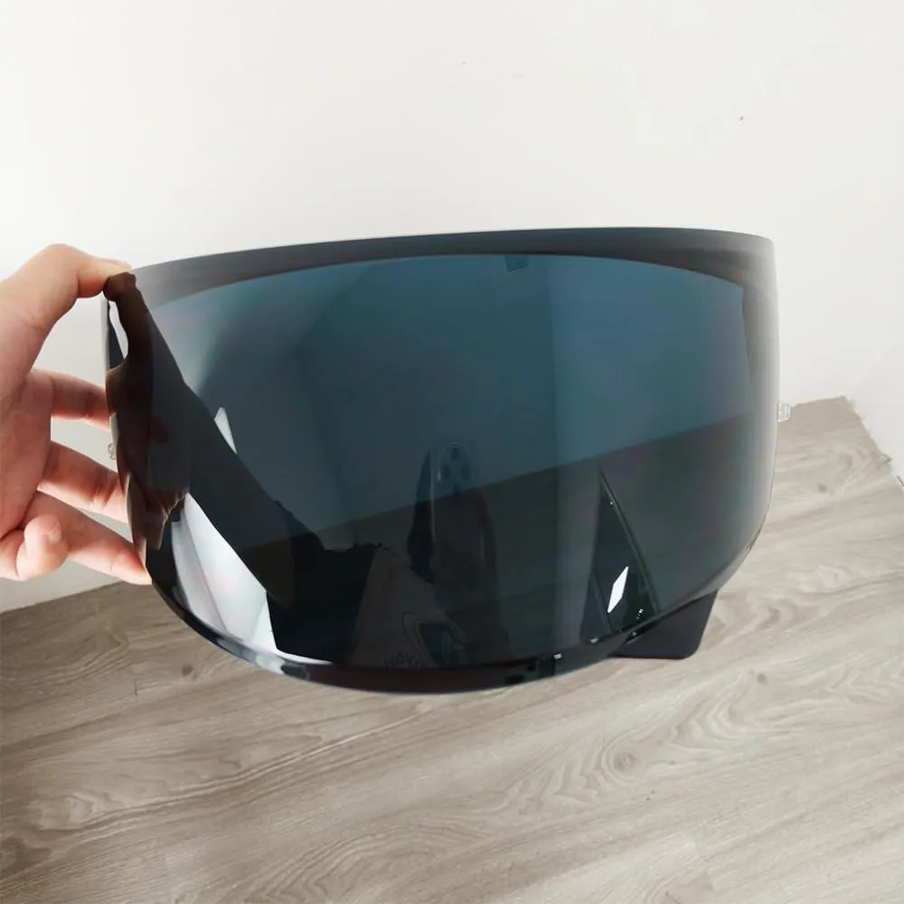 HJ-34P Helmet Visor Replacement for HJC C10.Motorcycle Helmet Shield UV Protection Compatible with HJC C10 (Deep Black)