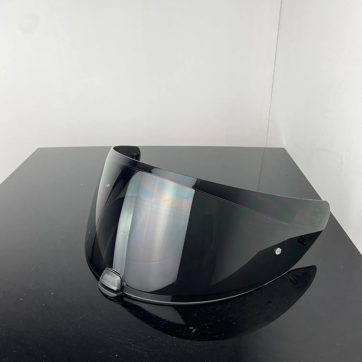 HJ31 Helmet Visor with Anti Fog Film,UV Protective Scratch-Resistant Helmet Face Shield Windproof Visor Compatible with i-70,i-10 (Deep Black Anti Fog Film)