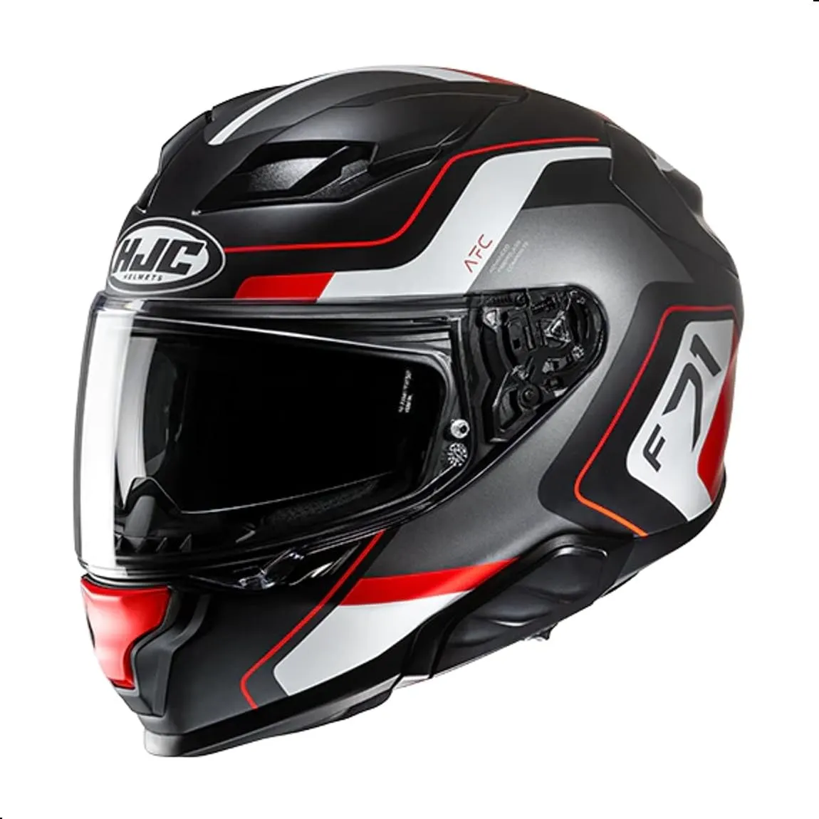 HJC F71 Arcan Full Face Motorcycle Helmet with HJ-38 Pin-lock Shield, DOT Approved (MC1SF, Large)