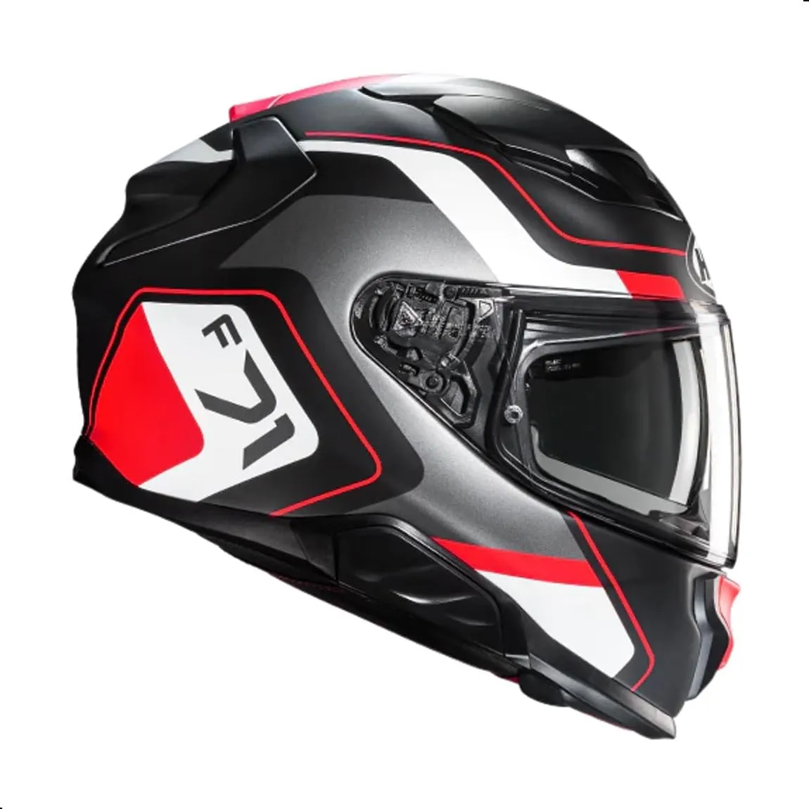 HJC F71 Arcan Full Face Motorcycle Helmet with HJ-38 Pin-lock Shield, DOT Approved (MC1SF, Large)