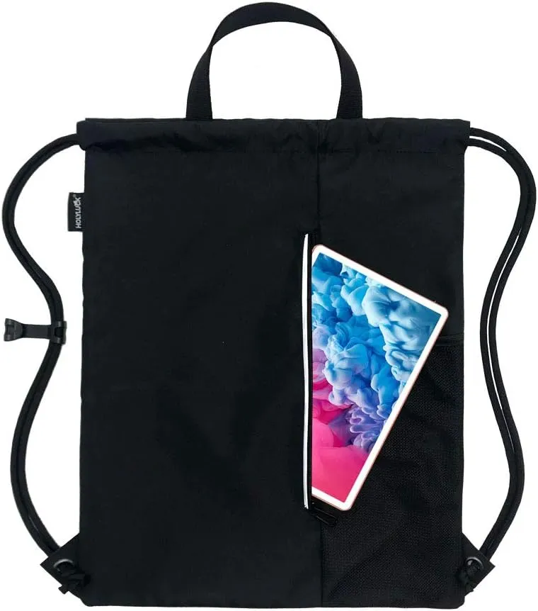 HOLYLUCK Men & Women Outdoor Sport Gym Sack Waterproof Drawstring Backpack Bag