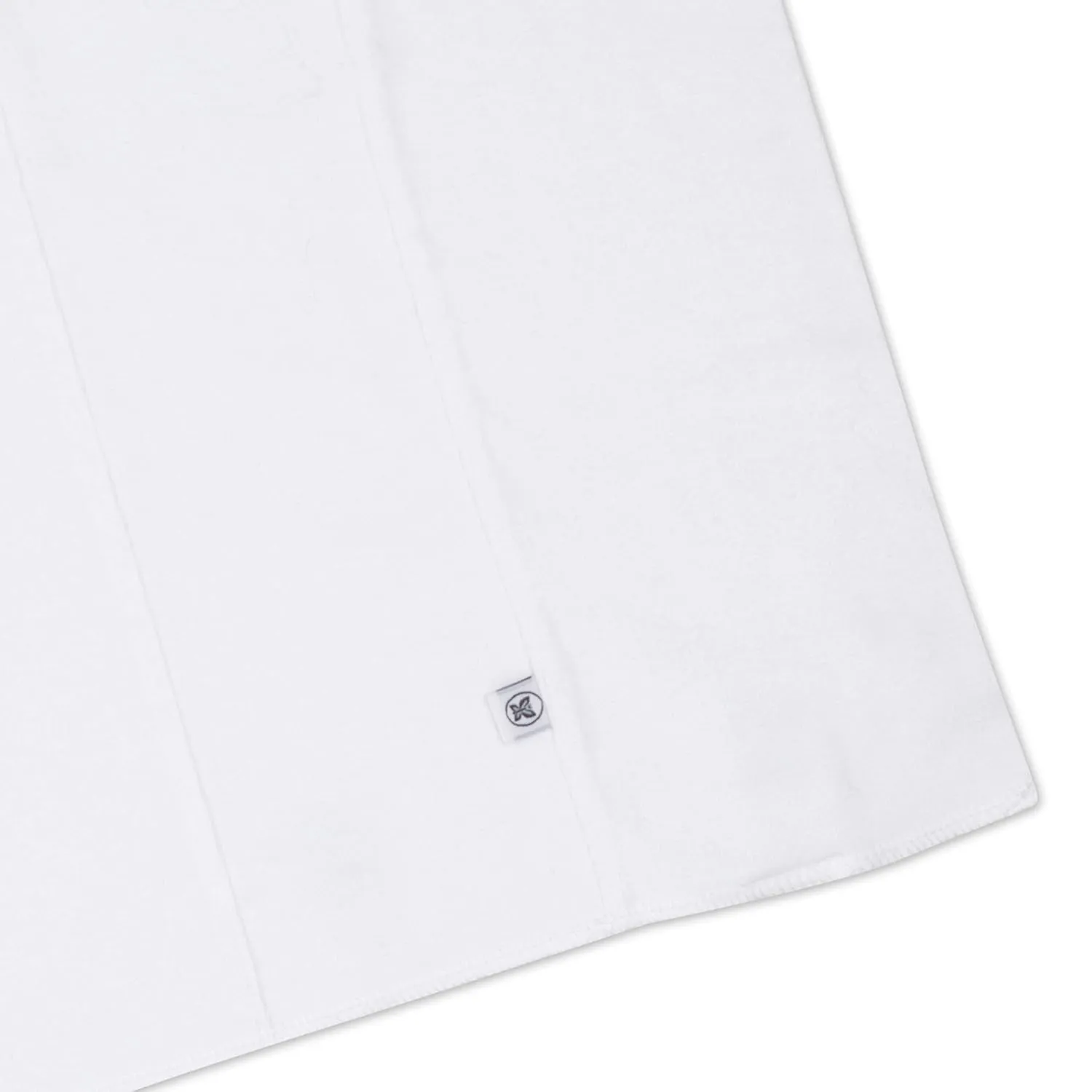 HonestBaby unisex baby 5-Pack Organic Cotton Knit Burp Cloths Bandana, Bright White, One Size US