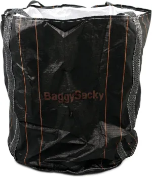 HongK- 43"x43" Flexible Intermediate Bulk Container Bag with Spout Bottom/Duffle Top/trong Loop 1.3 Cubic Yard/ 2600LBS Bulk Bag [P/N: ET-FIBC01-BK]