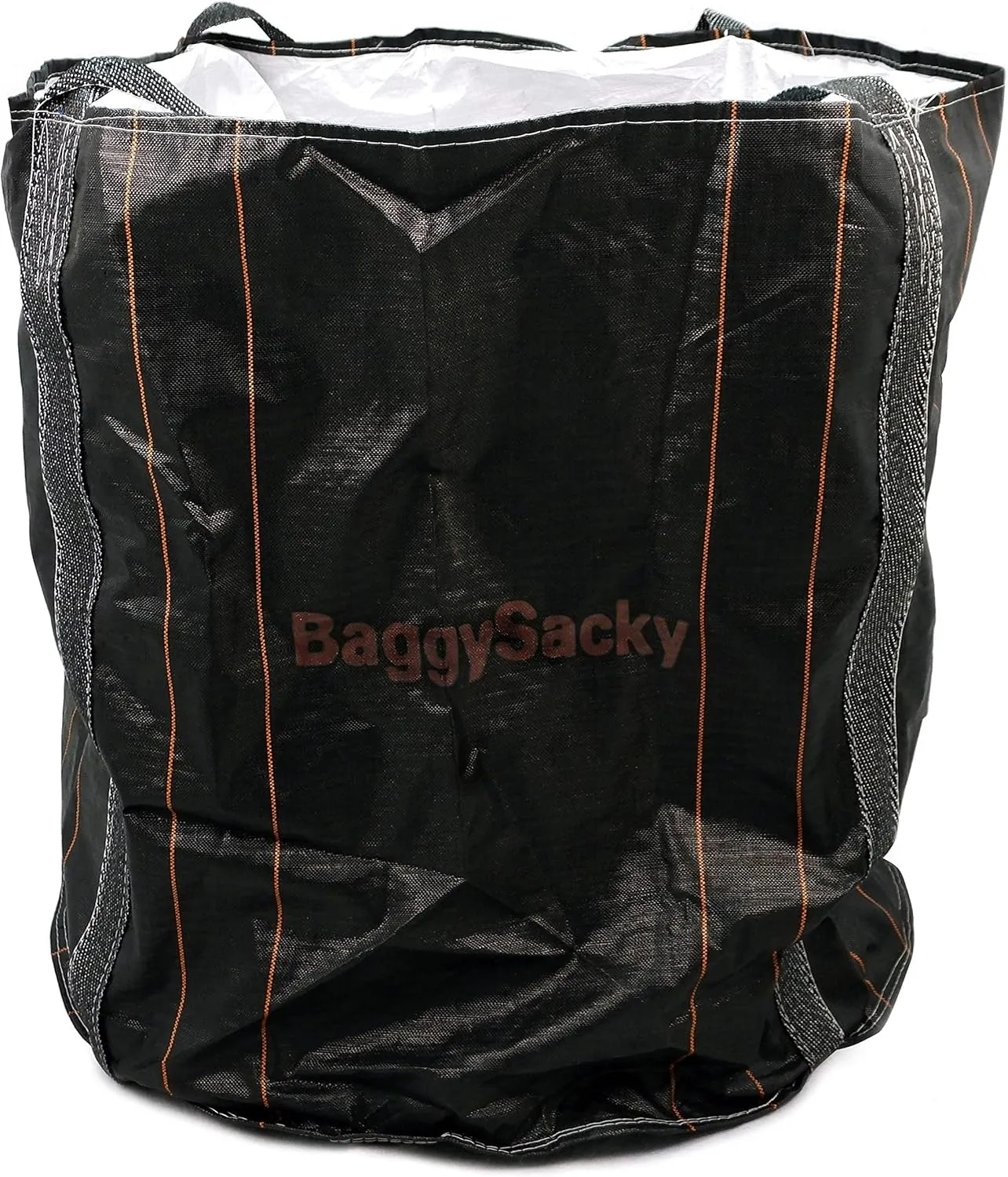 HongK- 43"x43" Flexible Intermediate Bulk Container Bag with Spout Bottom/Duffle Top/trong Loop 1.3 Cubic Yard/ 2600LBS Bulk Bag [P/N: ET-FIBC01-BK]