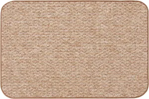 House, Home and More Skid-Resistant Carpet Indoor Area Rug Floor Mat - Praline Brown - 3 Ft X 5 Ft - Non Slip Rubber Backing, Stain Resistant, Dog Friendly, Living Room Bedroom Kitchen Entryway