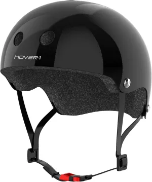 Hover-1 Impact Resistant Adult Helmet for Ages Above 14, Detachable Magnetic Visor, EPS Foam Protective Padding Adjustable Straps & Secure Buckle