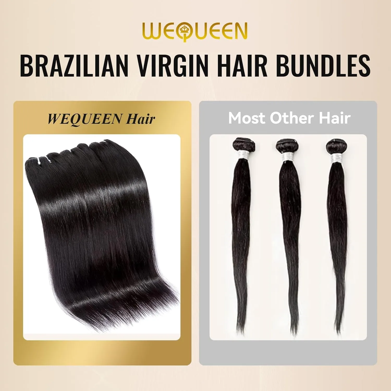 Human Hair Bundles 16A Brazilian Virgin Hair Straight Bundles 20 22 24 Inch Thick Weave Natural Black