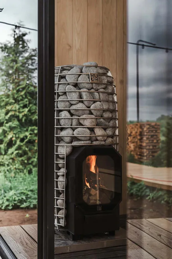 HUUM HIVE Flow Wood-Burning Sauna Stove, 9.8kW
