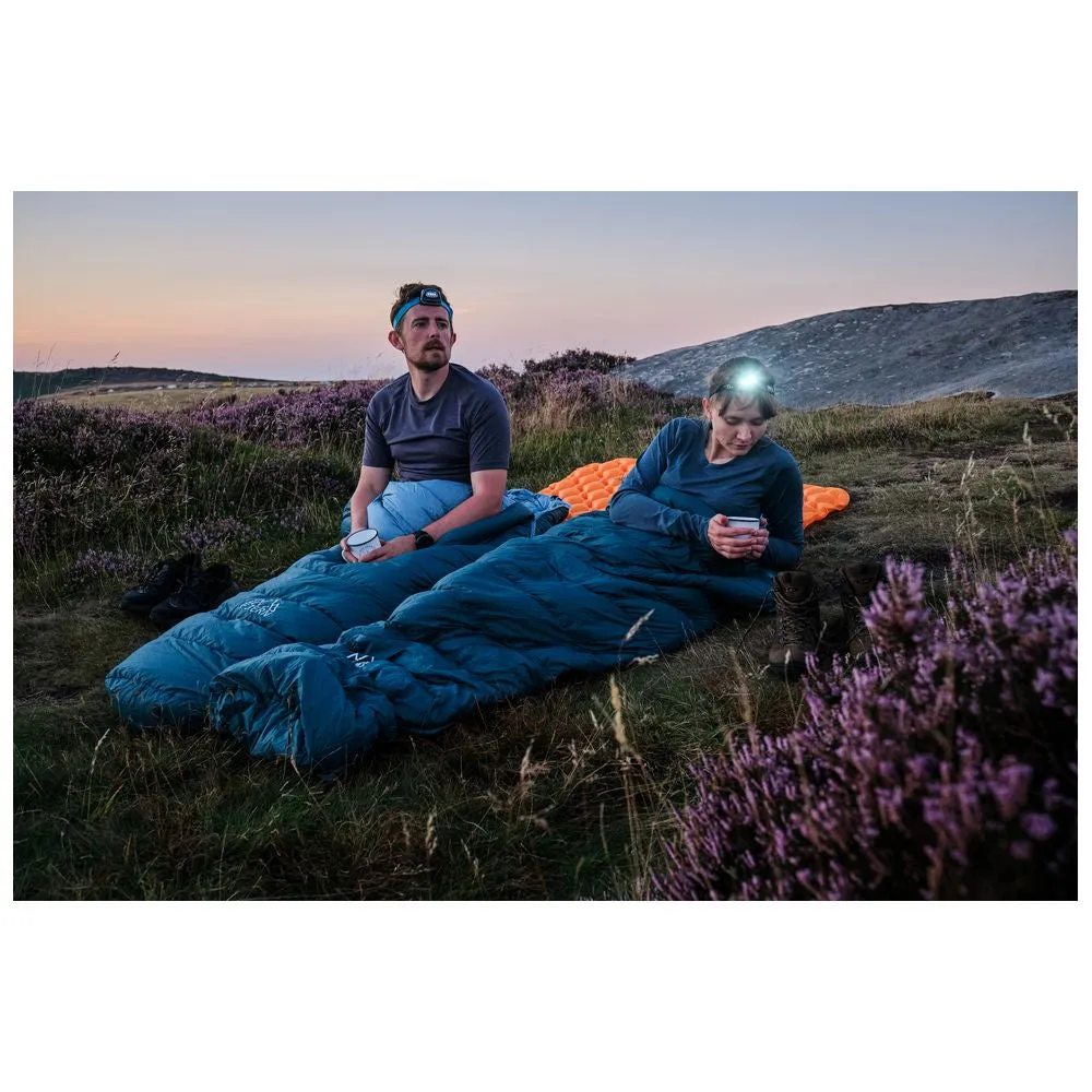 Hygge 400 Down Sleeping Bag (Petrol/Arctic Blue)