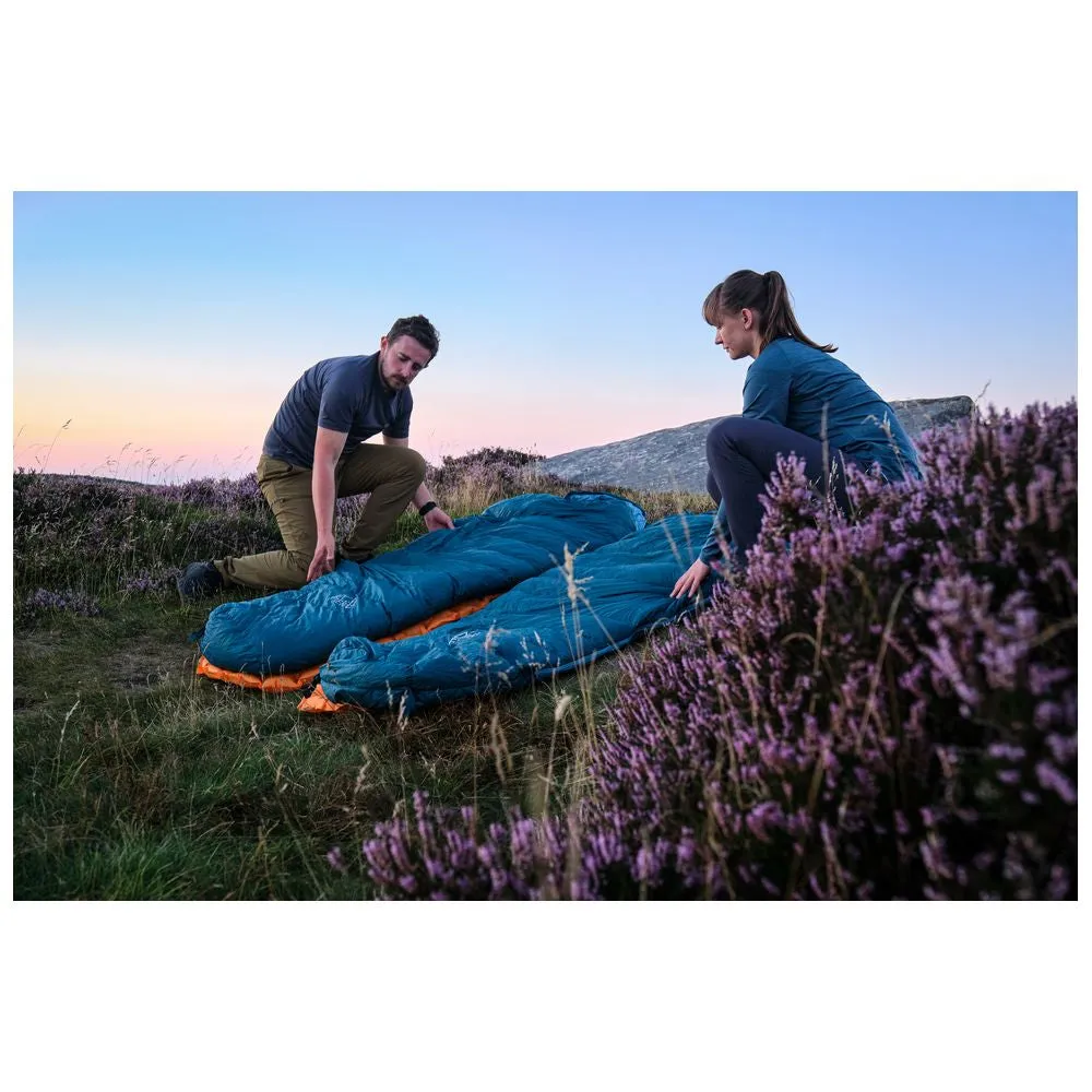 Hygge 400 Down Sleeping Bag (Petrol/Arctic Blue)