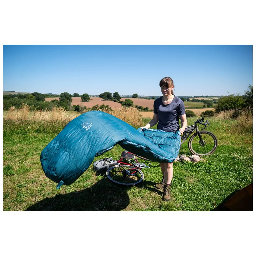 Hygge 400 Down Sleeping Bag (Petrol/Arctic Blue)
