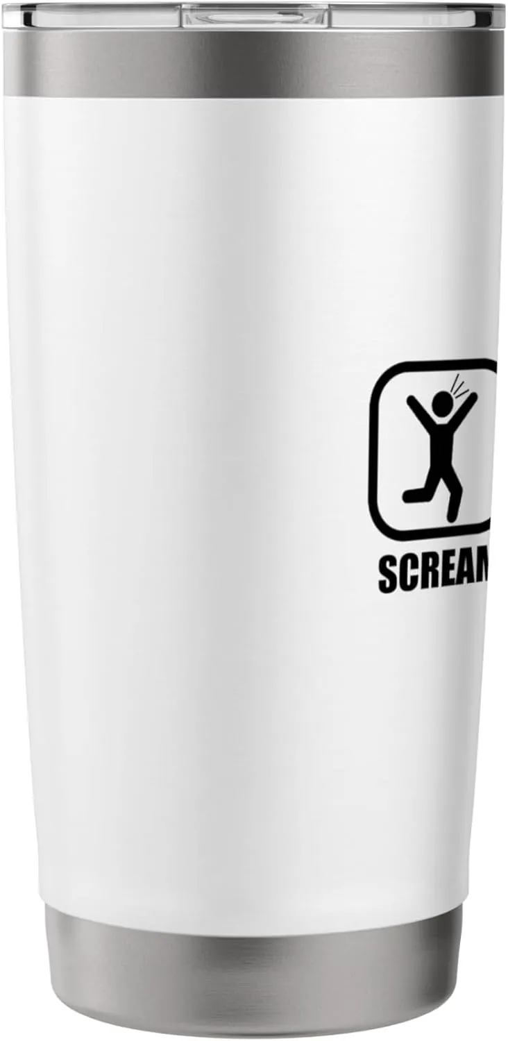 Ice Climbing Axe Scream & Barf! Stainless Steel Insulated Tumbler
