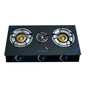 ICONA ILGSG-301 Gas Stove - 3 Burner Stove