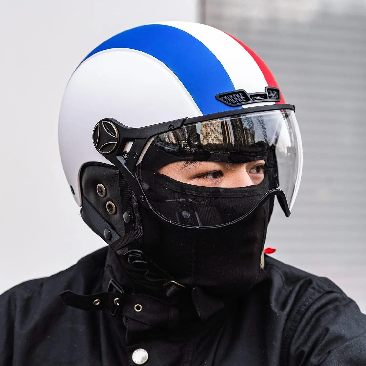 ILM Bike Helmet Adult Bicycle Ski Snowboard Helmet for Men Women with Removable Visor Earmuffs ASTM CPSC and CE Z102